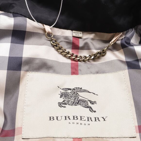 Burberry Trench Coat in Black Polyester - Picture 5 of 6